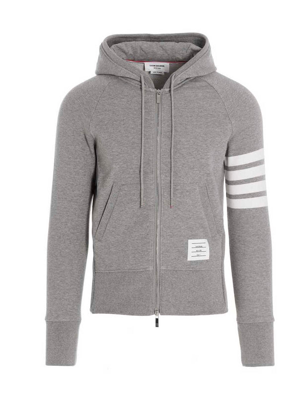 Thom Browne 100% Cotton hoodie in gray