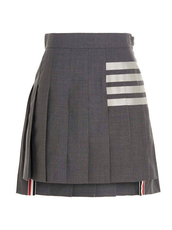 Thom Browne 100% Wool skirt in gray