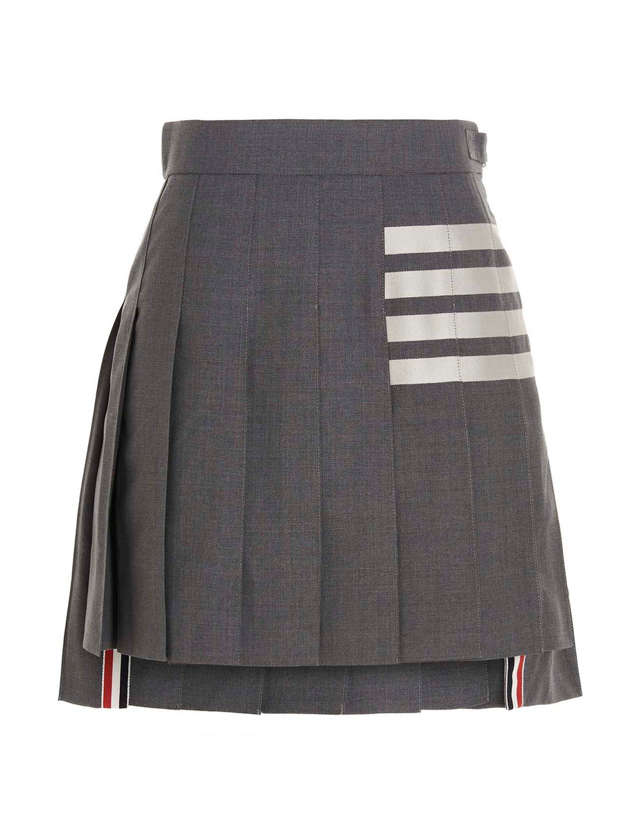 Thom Browne 100% Wool skirt in gray