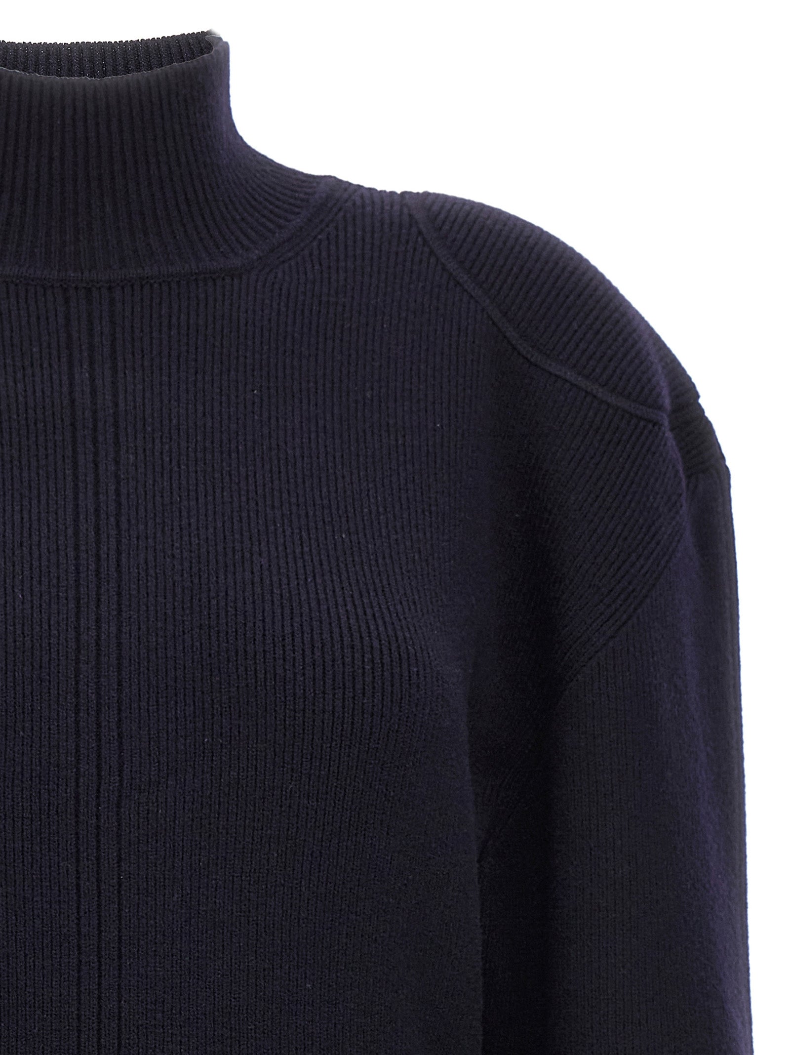 Stella McCartney 90% wool sweater in navy — view 3