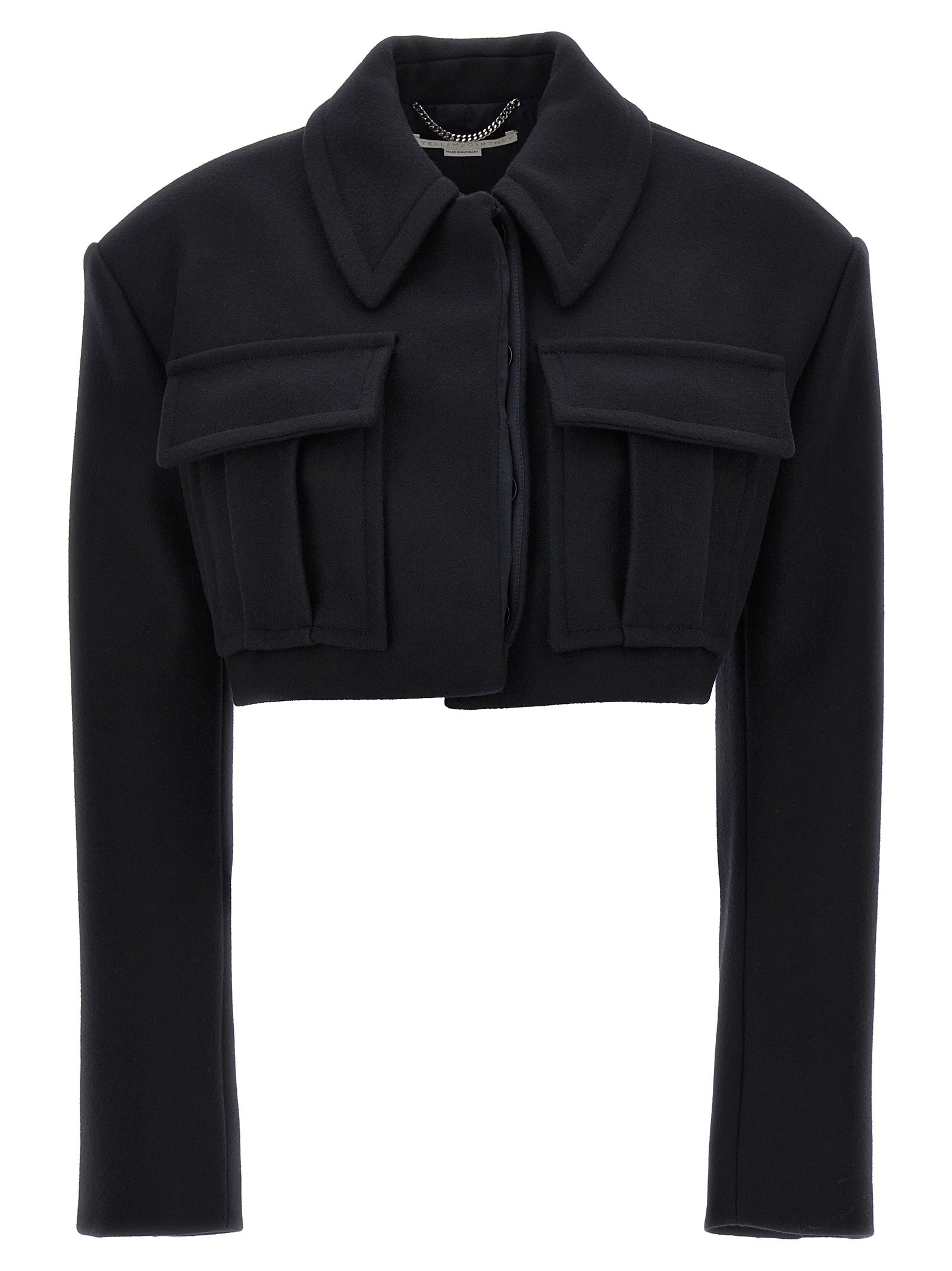 Stella McCartney 100% wool jacket in black