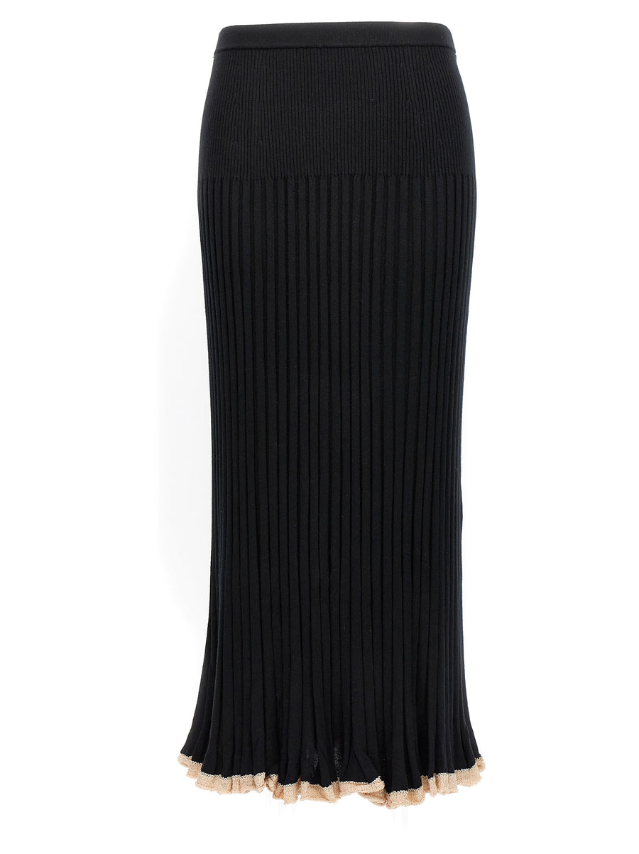 Proenza Schouler 85% silk skirt in black