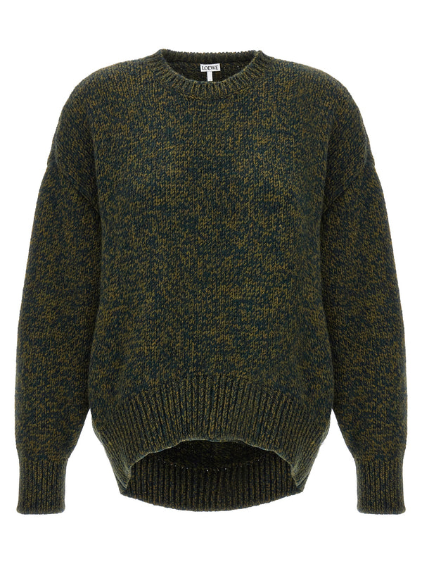 Loewe 76% Wool sweater in green