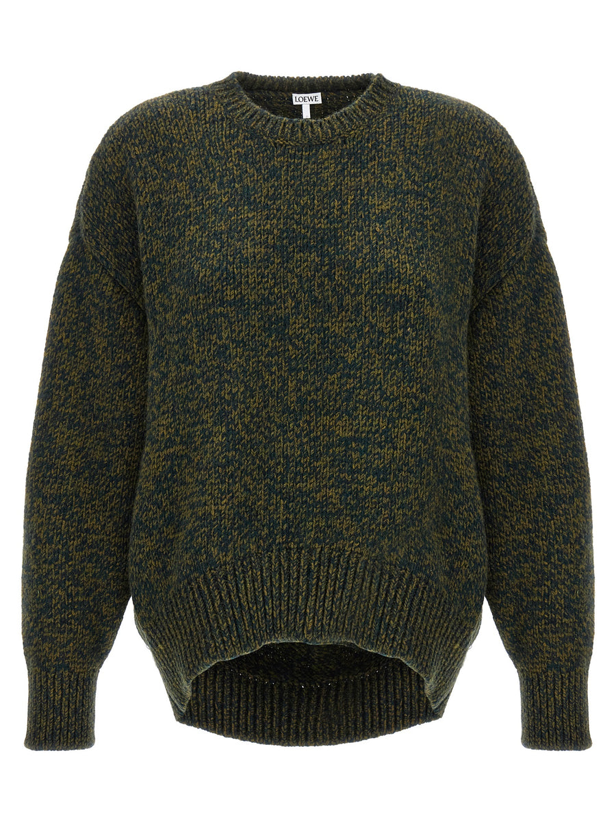 Loewe 76% Wool sweater in green
