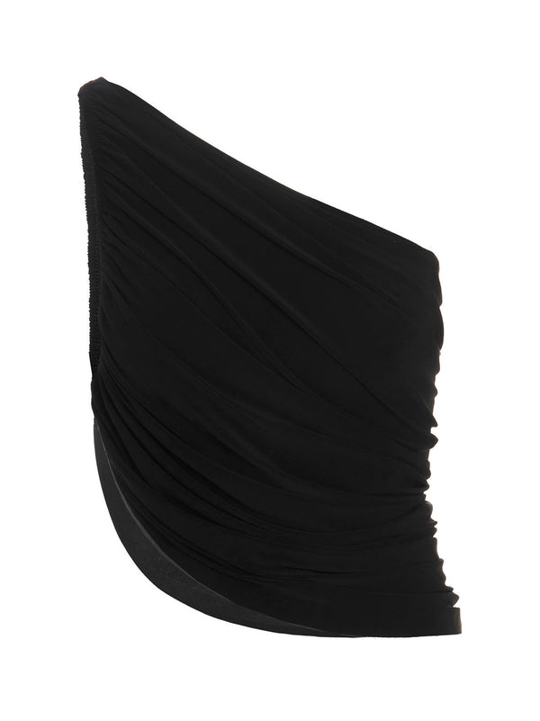 Norma Kamali 95% polyamide tank top in black