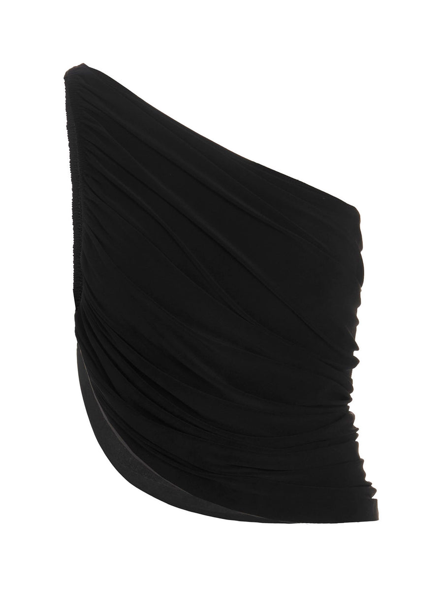 Norma Kamali 95% polyamide tank top in black