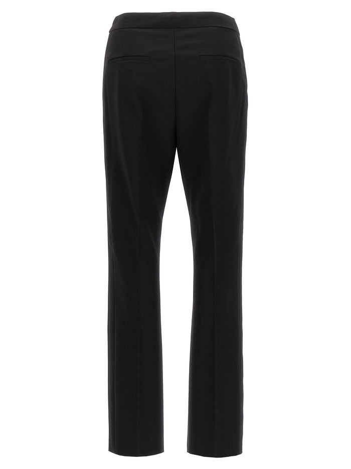 Max Mara 78% Wool trousers in black — view 2