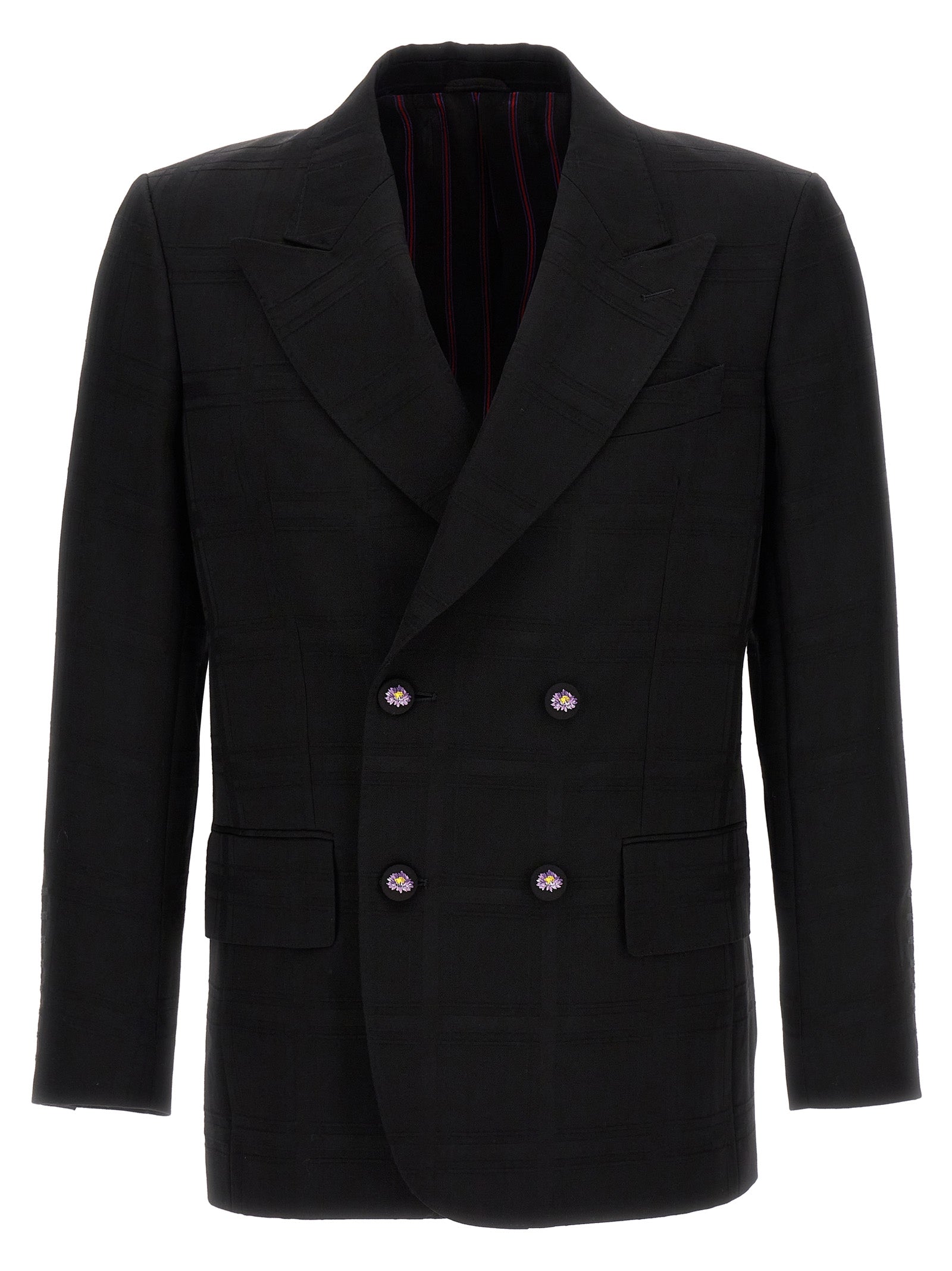 Etro 100% Virgin Wool blazer in black