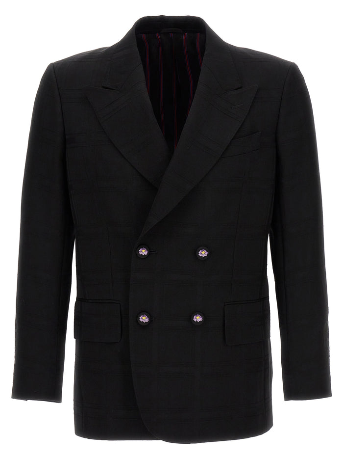 Etro 100% Virgin Wool blazer in black