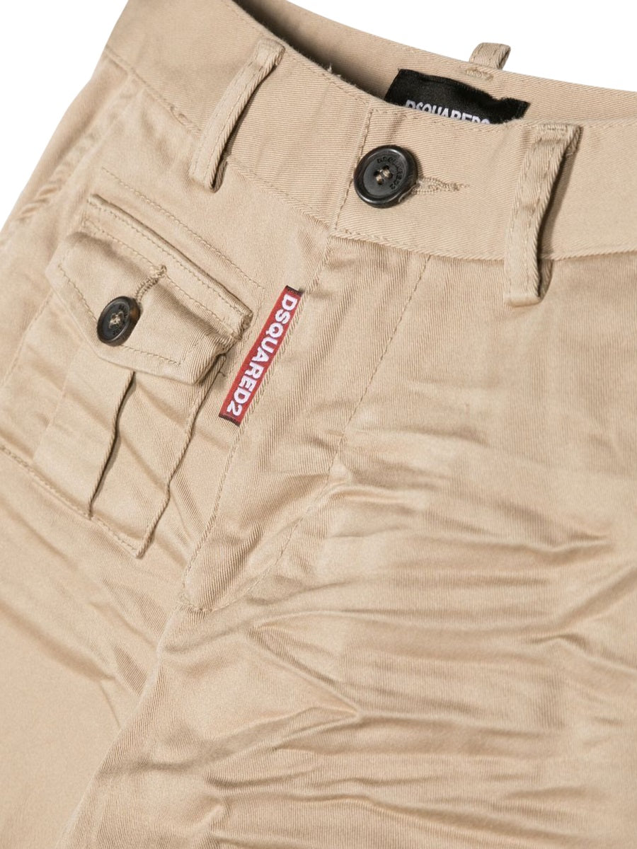 Trousers Beige Cotton