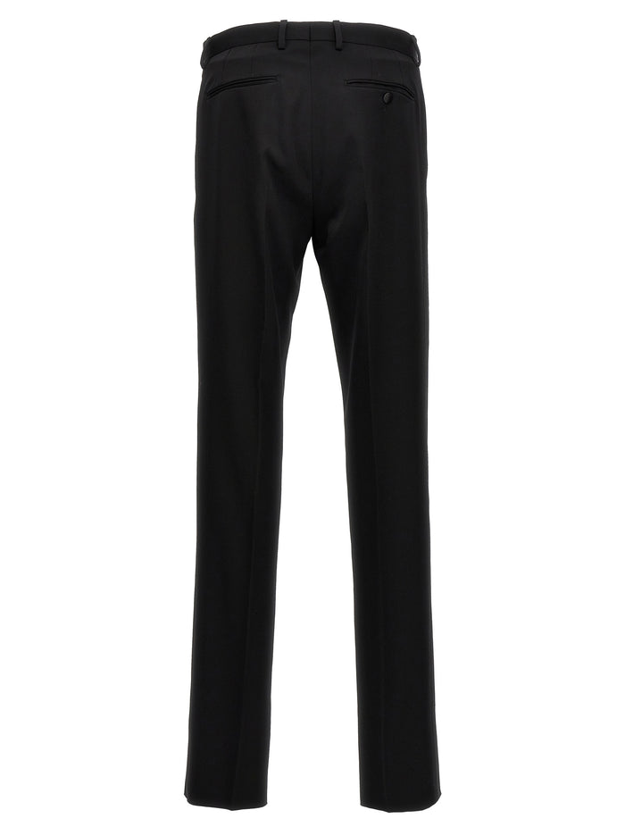 Lanvin 100% Wool trousers in black — view 2