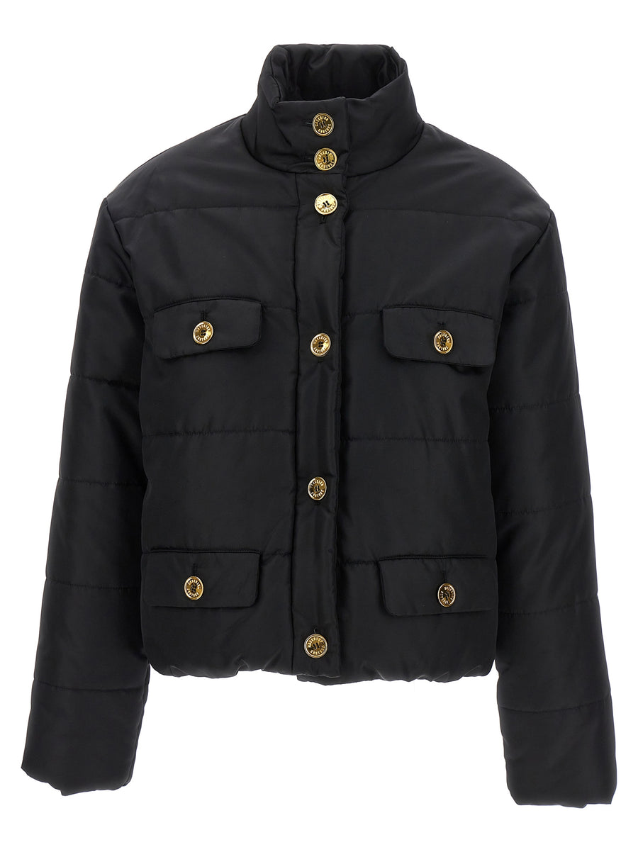 Moschino 100% polyamide down jacket in black