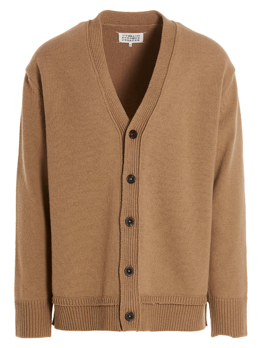 Maison Margiela 46% Wool cardigan in beige