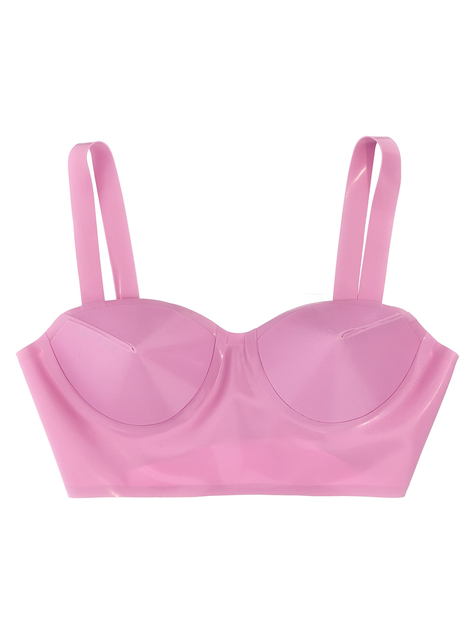 Maison Margiela 100% Latex bustier in pink