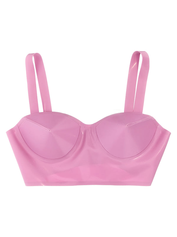 Maison Margiela 100% Latex bustier in pink