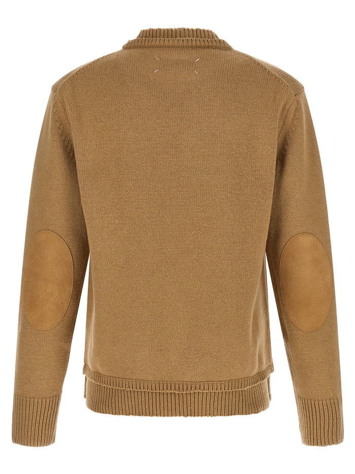 Maison Margiela 46% Wool sweater in beige — view 2