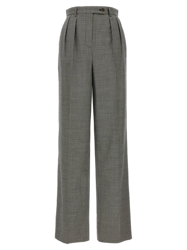 Rochas 91% Wool trousers in gray