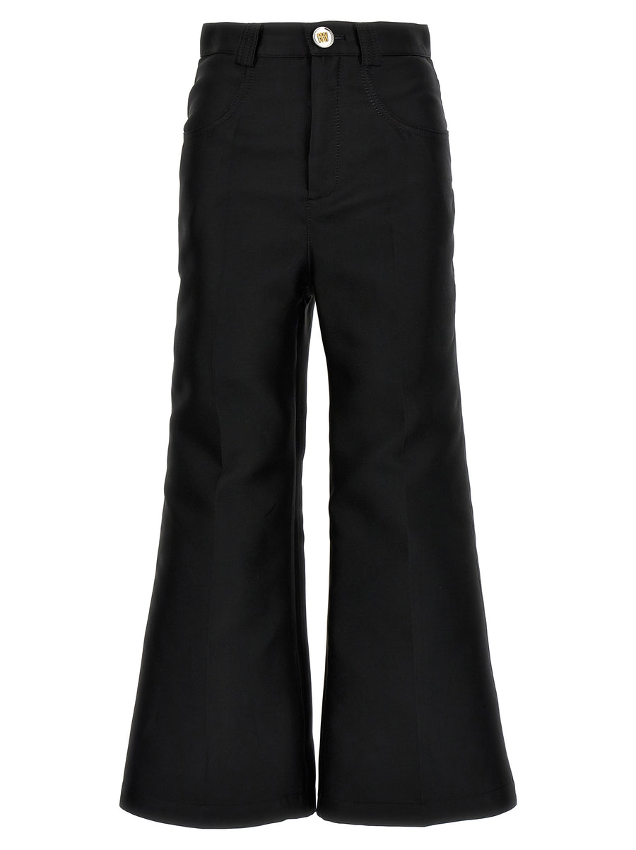 Giambattista Valli 70% polyester trousers in black