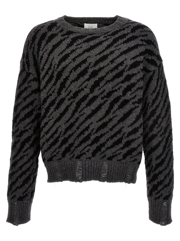 Rhude 70% wool sweater in multicolor