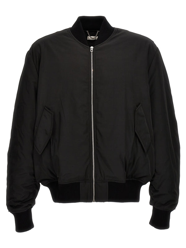1989 Studio 100% polyester bomber jacket in black
