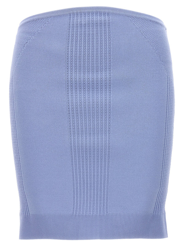 Hervé LéGer 71% Rayon skirt in blue