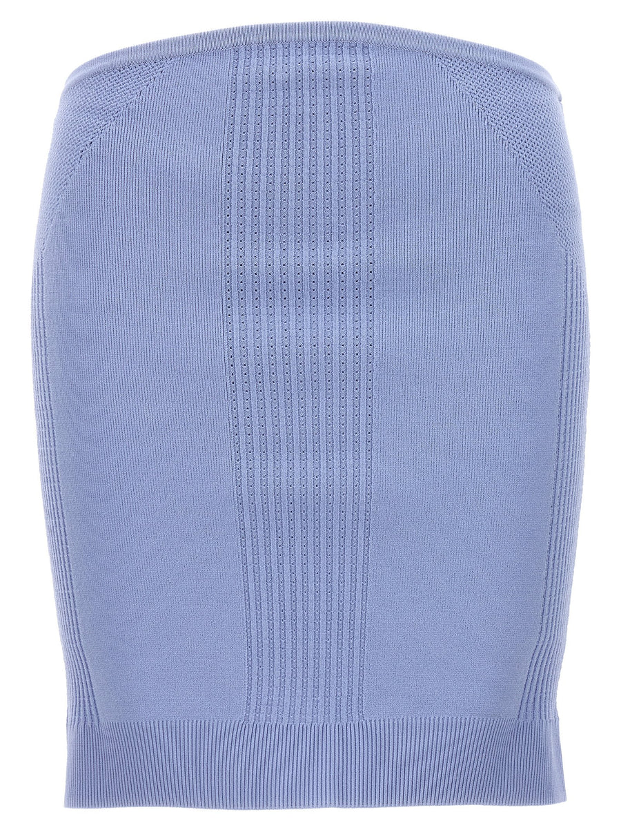 Hervé LéGer 71% Rayon skirt in blue
