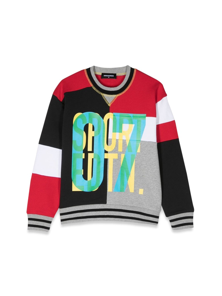 Crewneck Sweatshirt 07 Multicolour Cotton Sweatshirts