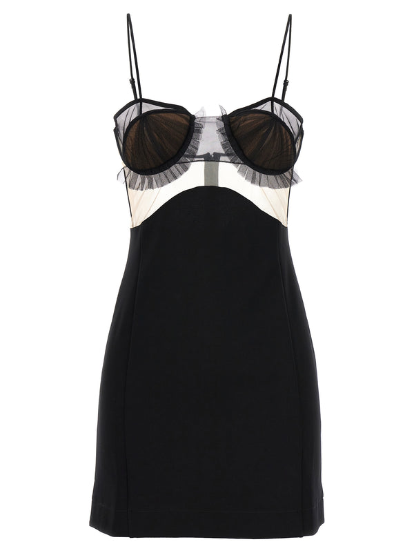 Nensi Dojaka 83% Viscose dress in black