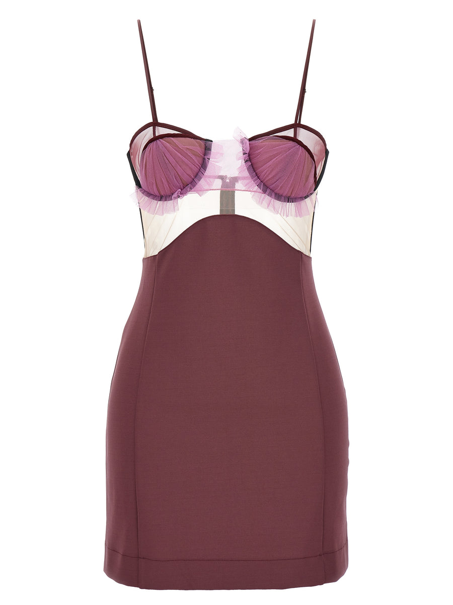 Nensi Dojaka 83% viscose dress in purple