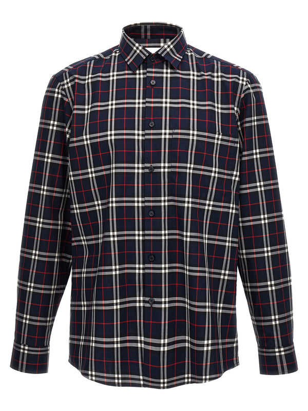 Burberry 100% Cotton shirt in navy