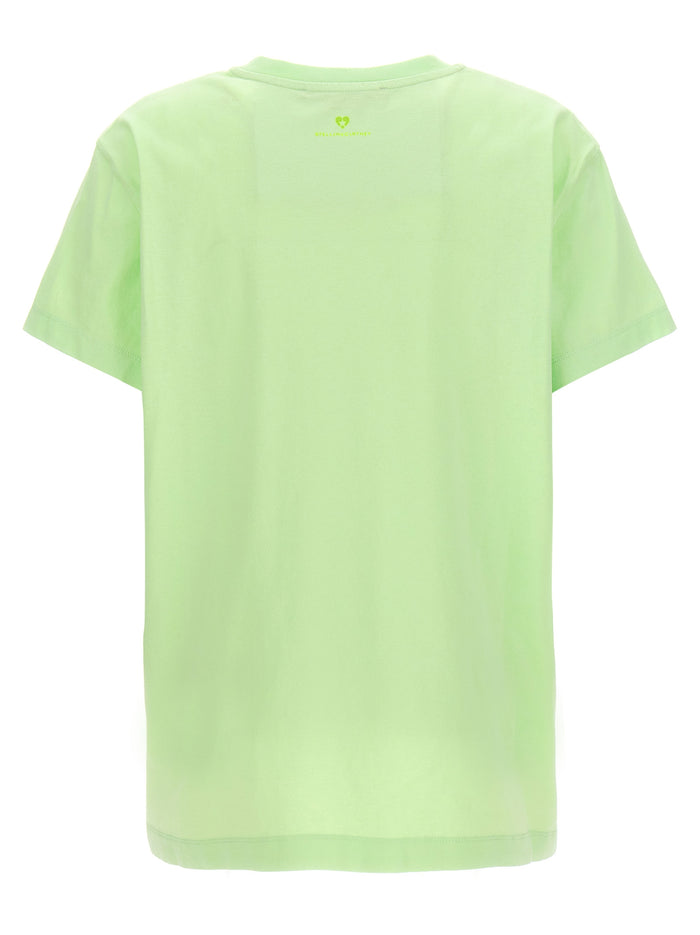 Stella McCartney 100% Cotton t-shirt in green — view 2