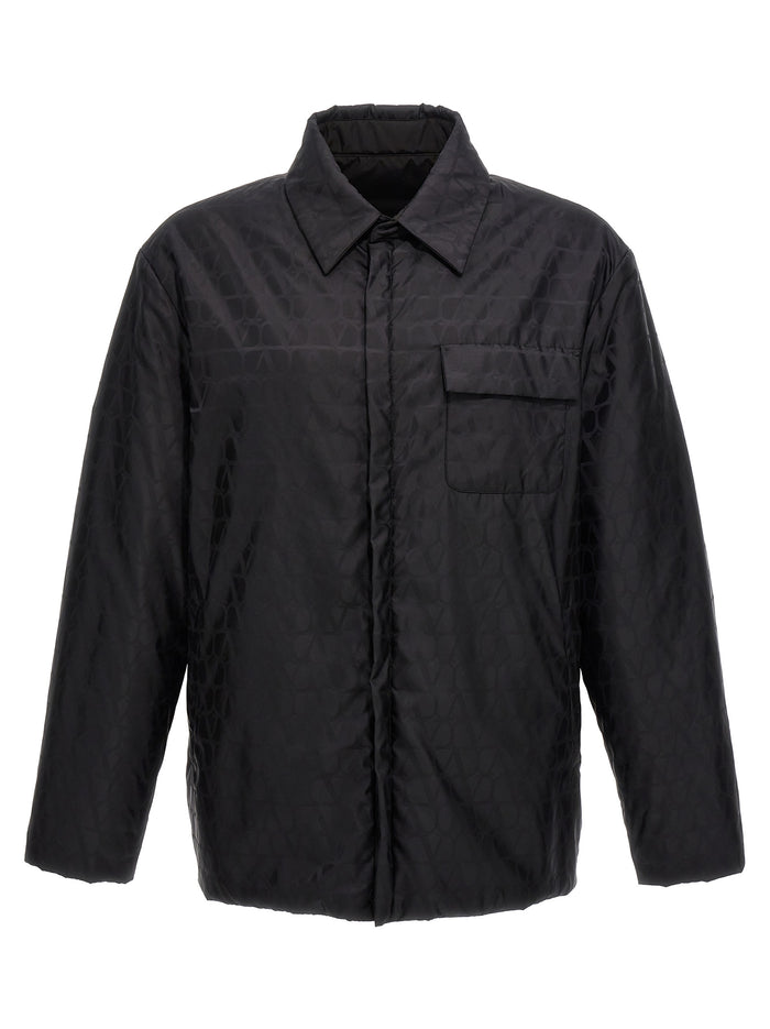 Valentino Garavani 100% Polyamide jacket in black