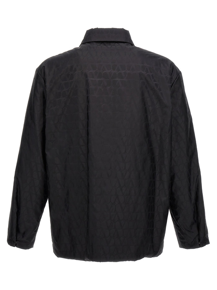 Valentino Garavani 100% Polyamide jacket in black — view 2