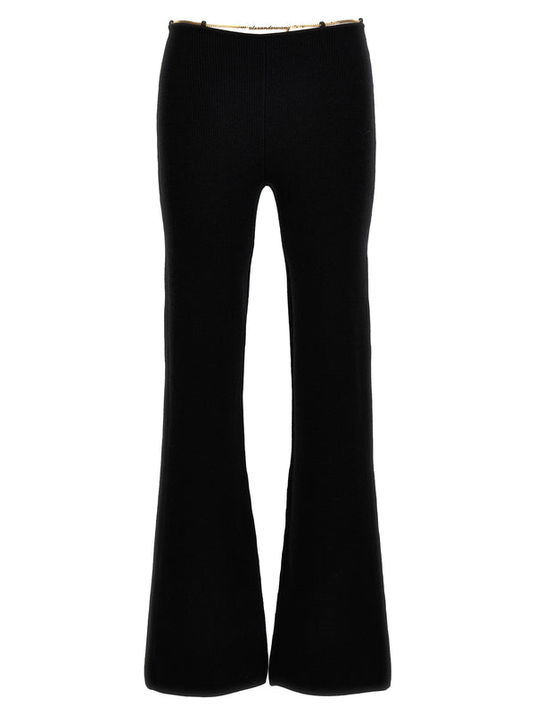 Alexander Wang 89% wool trousers in black