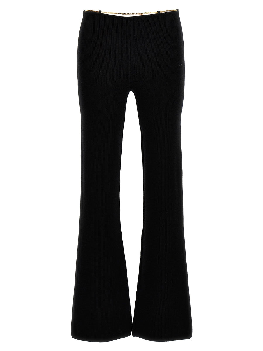 Alexander Wang 89% wool trousers in black
