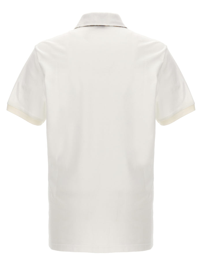 Etro 100% Cotton polo shirt in white — view 2