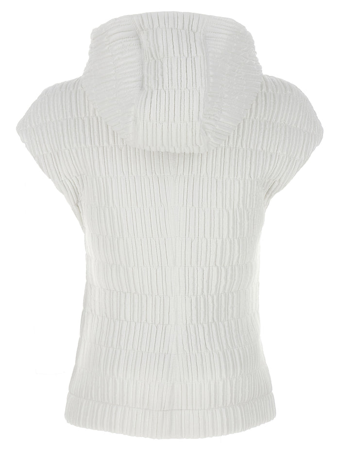 Ferragamo 100% Polyamide vest in white — view 2