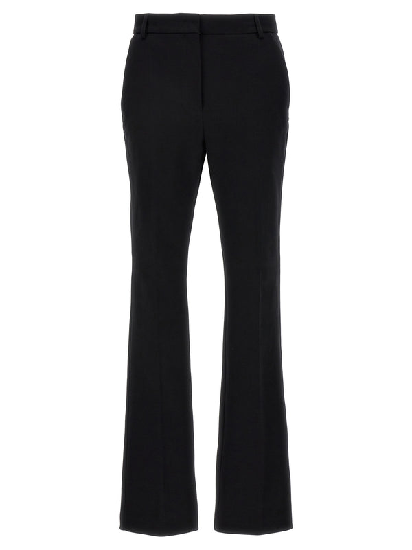 Sportmax 100% cotton trousers in black