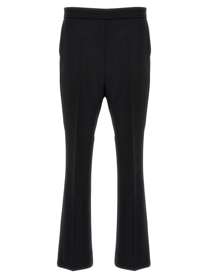 Max Mara 96% virgin wool trousers in black