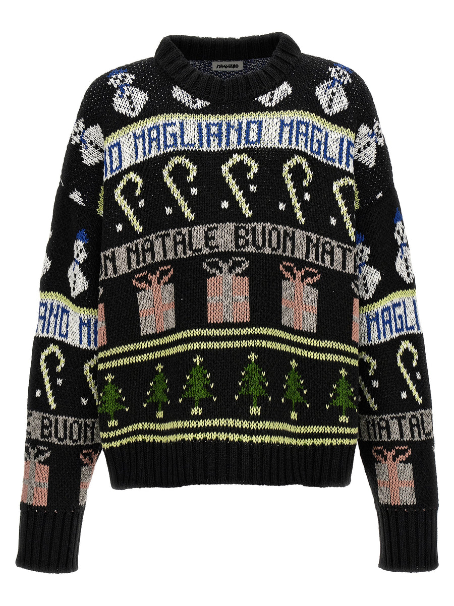 Magliano 50% cotton sweater in black