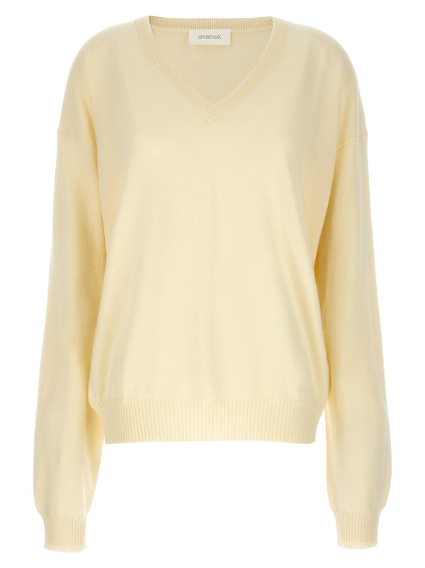 Sportmax 80% wool sweater in cream