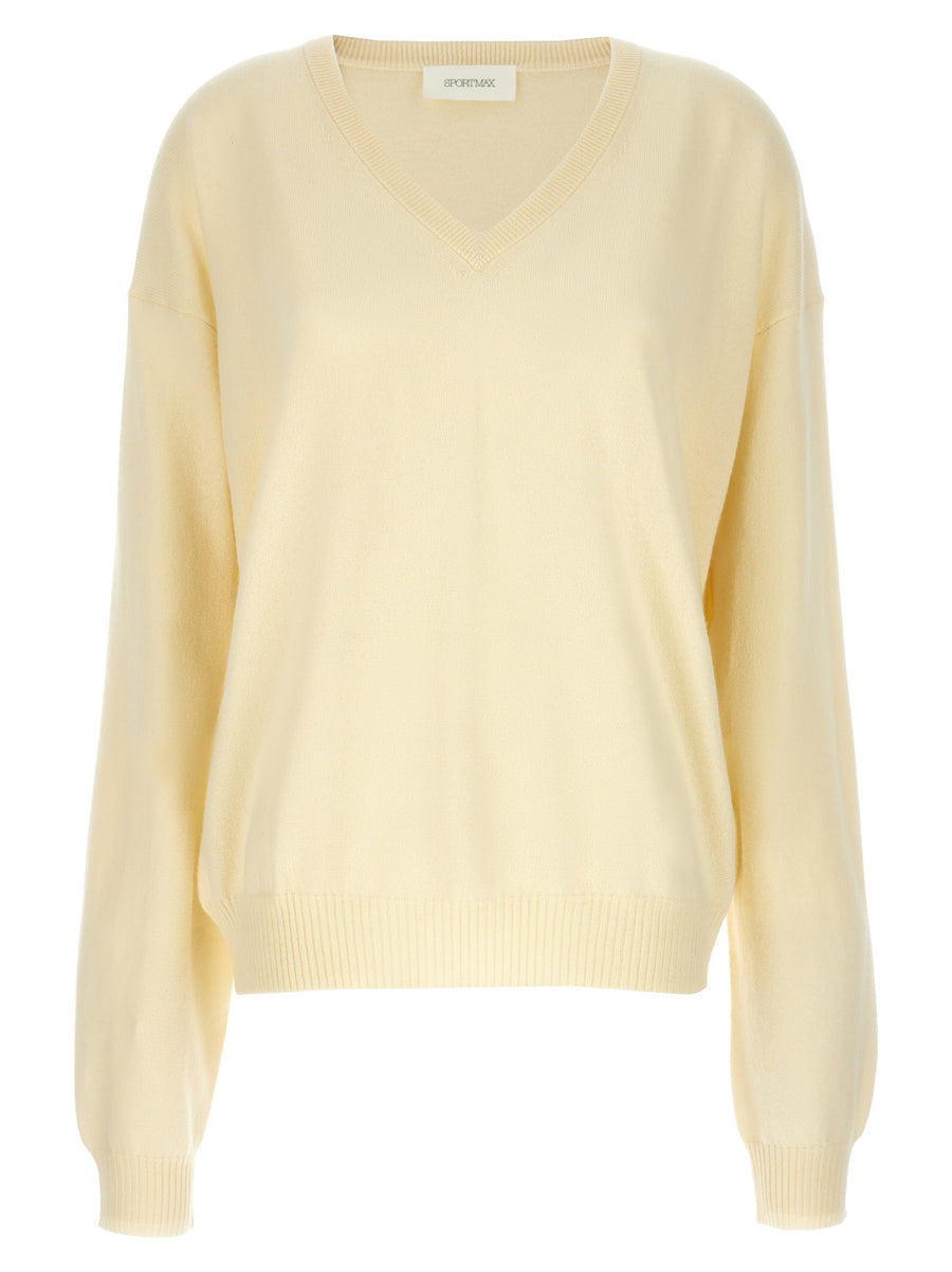 Sportmax 80% wool sweater in cream