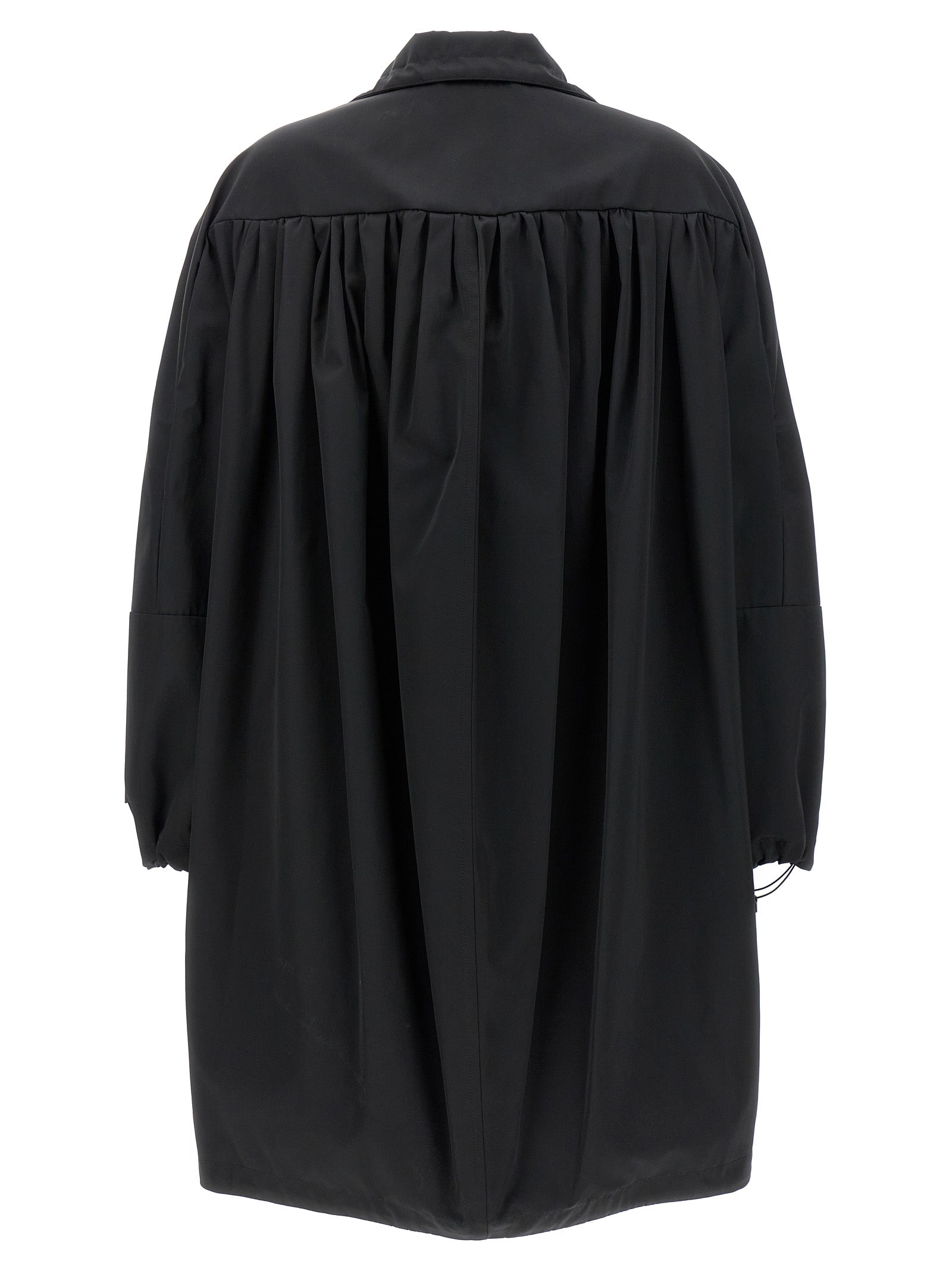 Marni 66% polyester parka in black — view 3