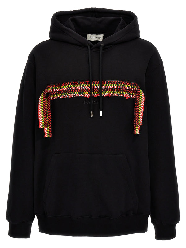 Lanvin 100% Cotton hoodie in black