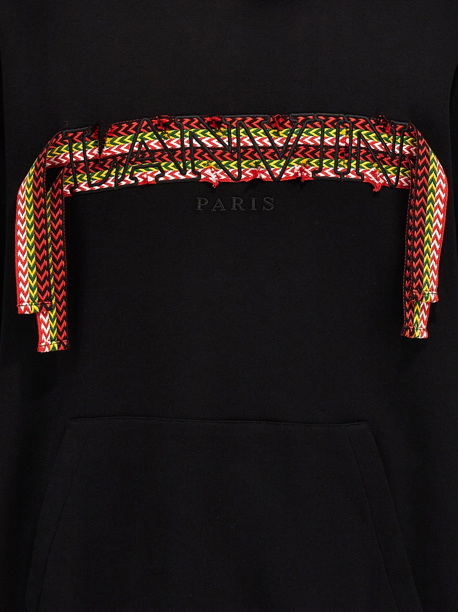 Lanvin 100% Cotton hoodie in black — view 4
