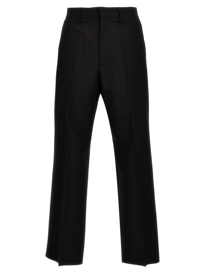 Valentino Garavani 100% virgin wool trousers in black