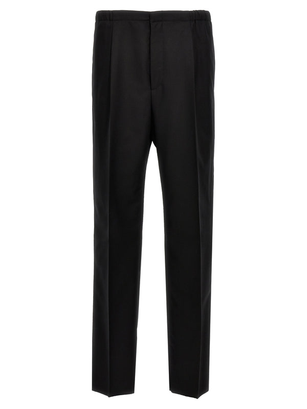 Fendi 100% Virgin Wool trousers in black