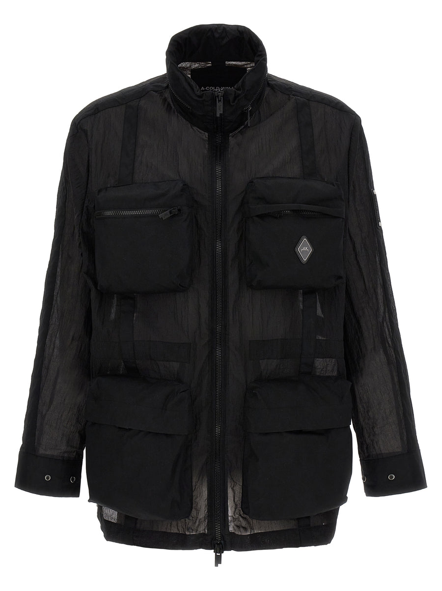 A-Cold-Wall* 100% Nylon jacket in black