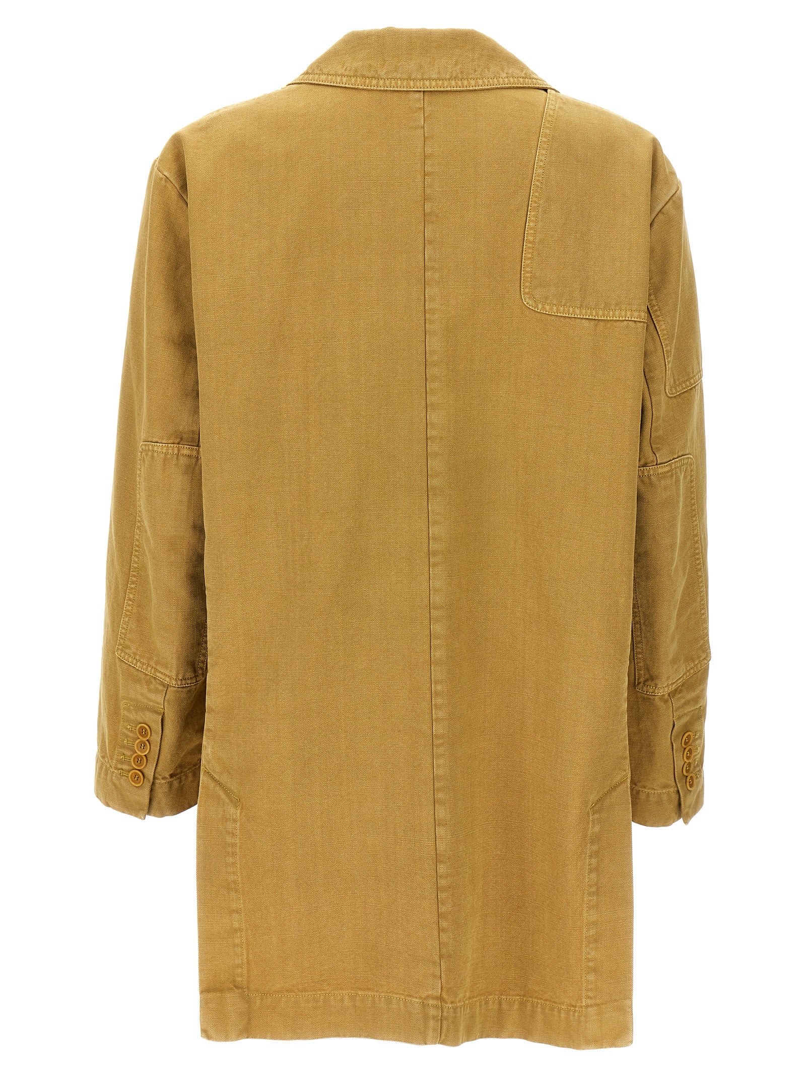 Max Mara 100% Cotton blazer in beige — view 2