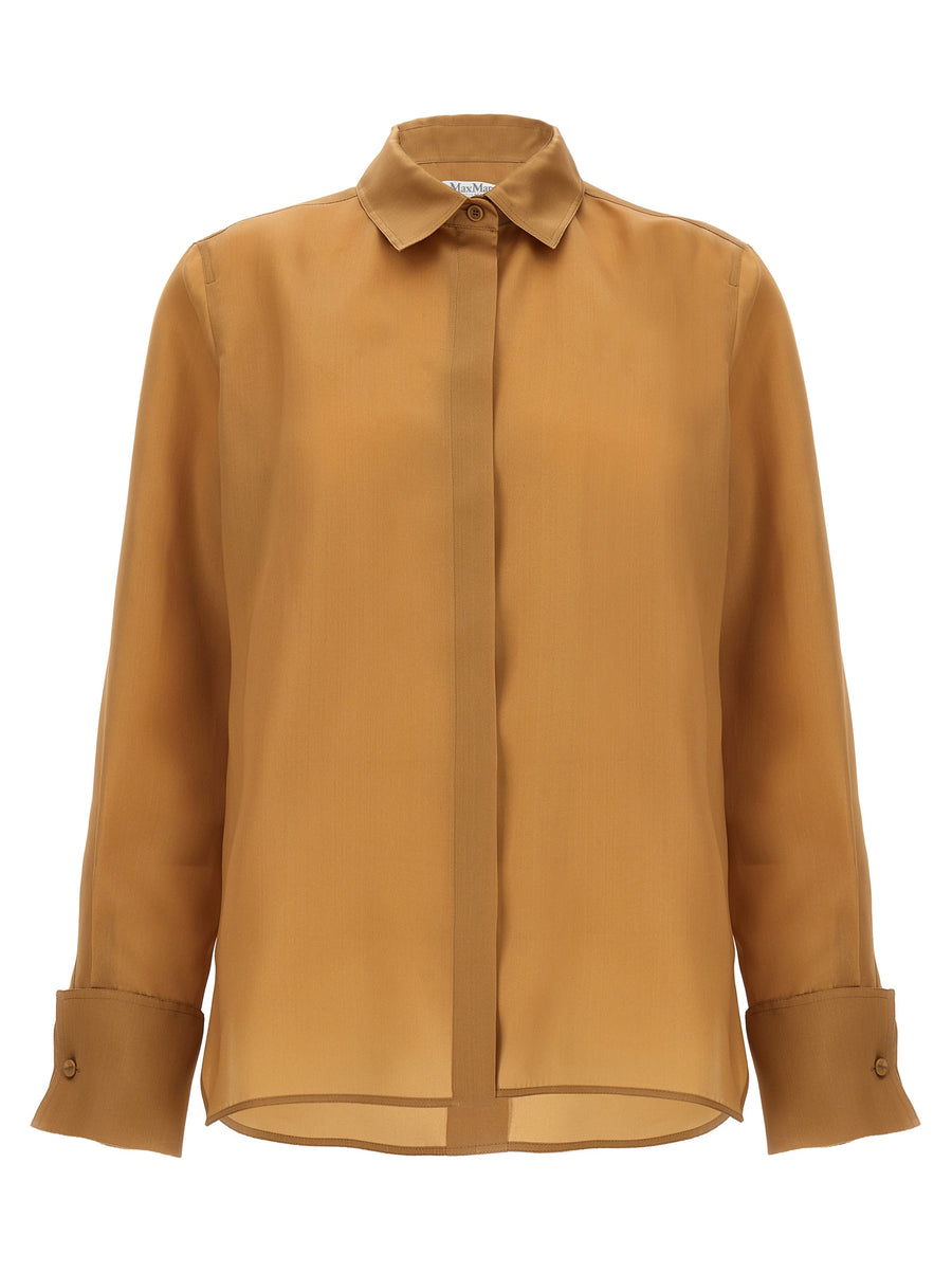 Max Mara 100% Silk blouse in beige